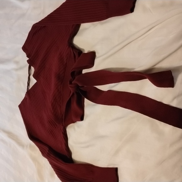 Fashion Nova Hold Me Closer Sweater Legging Set - Burgundy, Size: XS - Picture 12 of 14